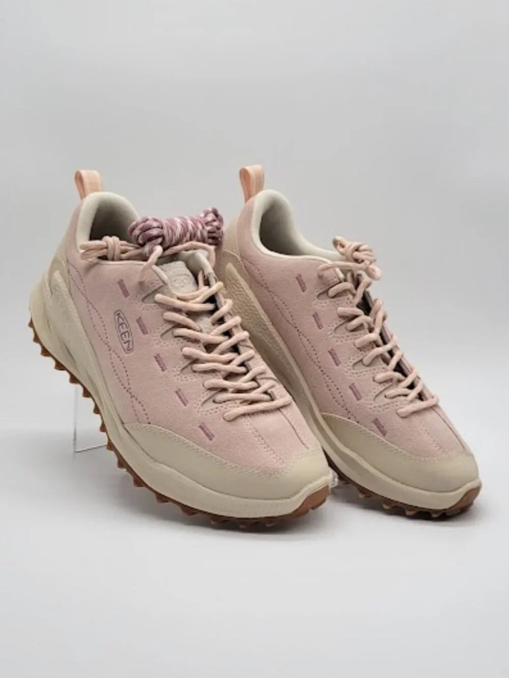 KEEN Jasper Zionic Women’s Rose/Lilas Suede Hiking Sneakers Shoes Size 8.5  NWOB